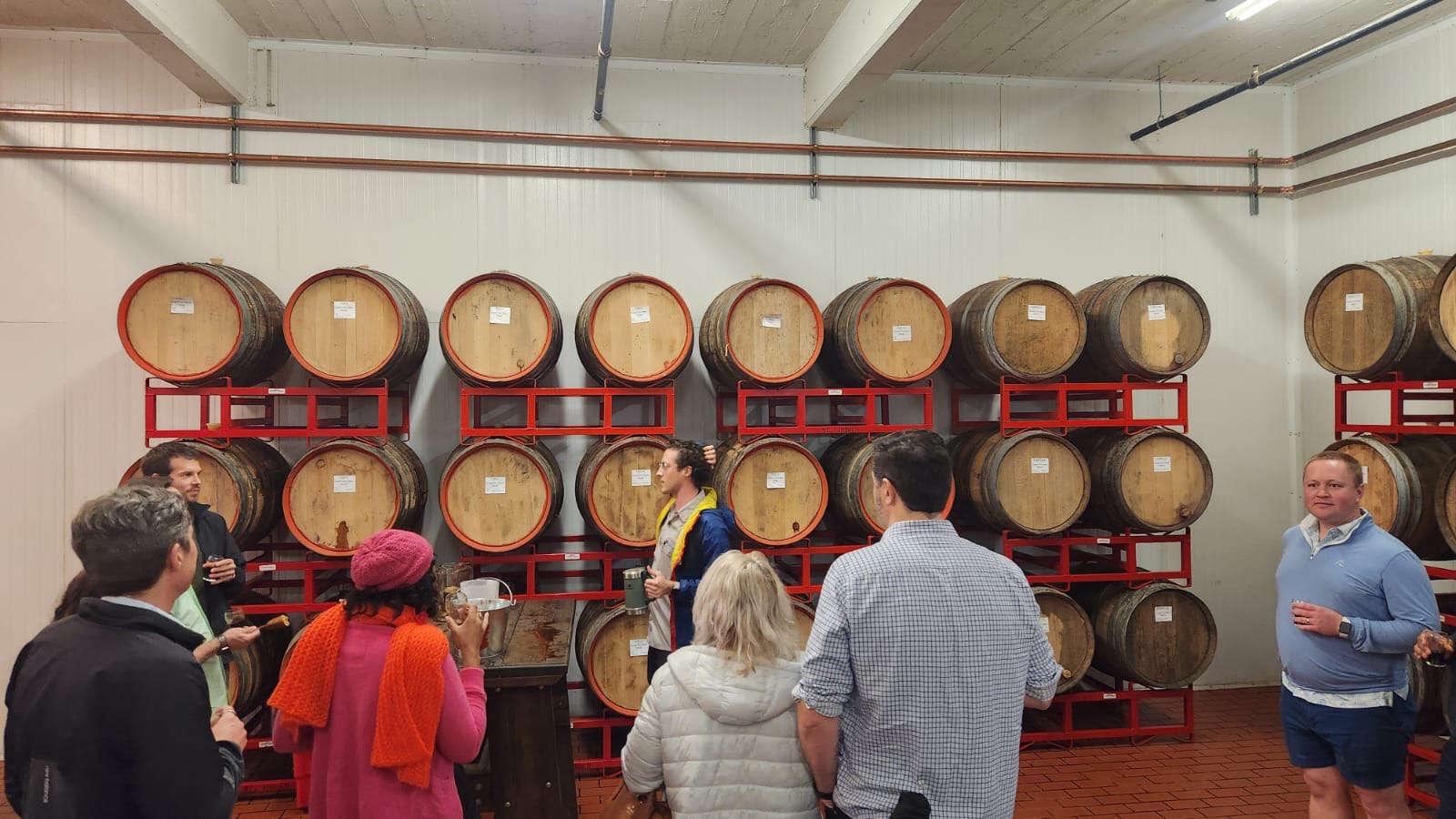 Saint Arnold Brewing Barrel Aged Beer and Cellar Tour, credit Justin Brummer